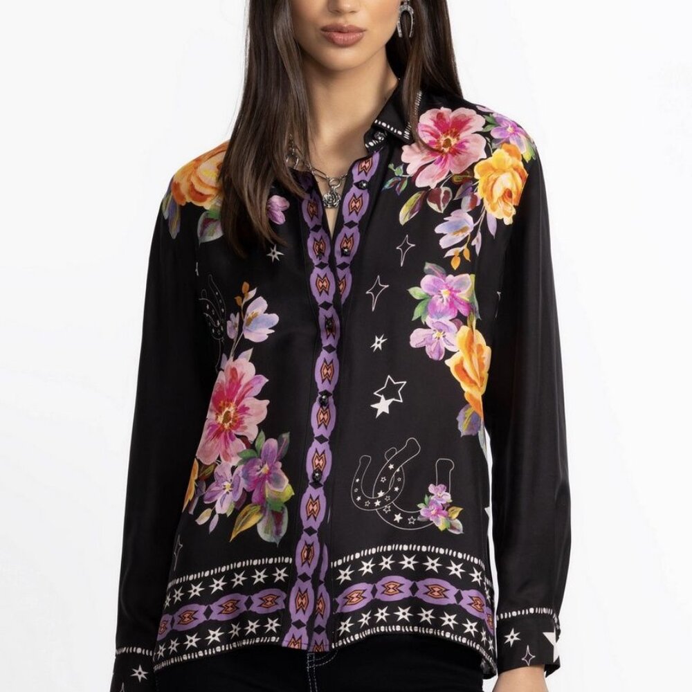 New Johnny Was Rosalynda Button Down Shirt